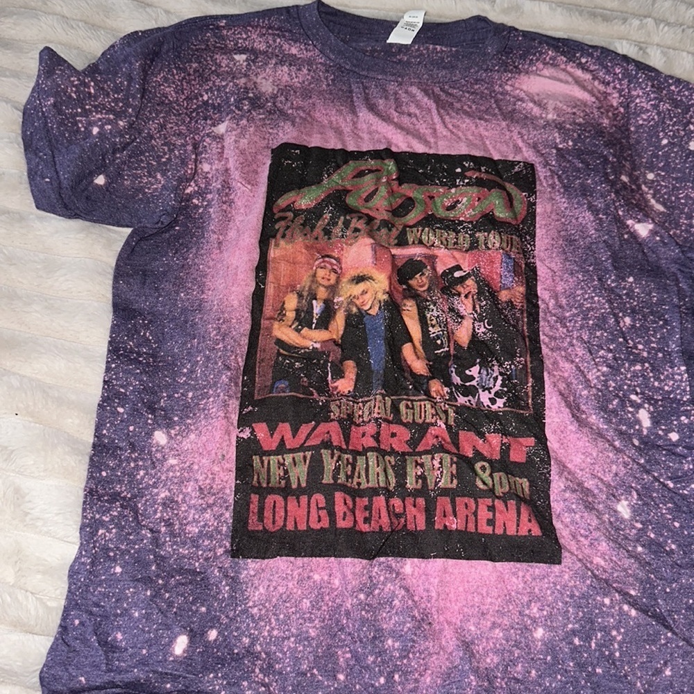Poison concert tee , small shirt - Picture 2 of 5